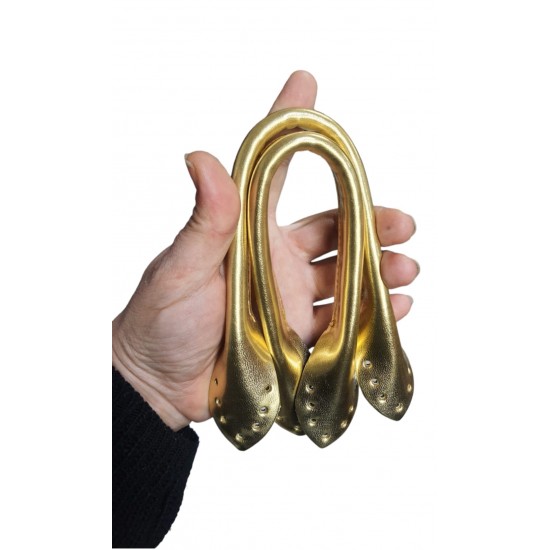 FİTİLLİ METALİK ÇANTA SAPI (33 CM ) GOLD